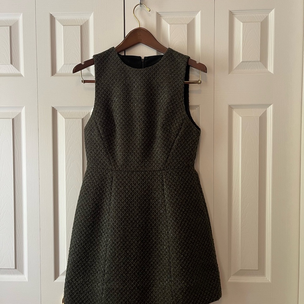 Alice + Olivia Dark Textured Mini Dress